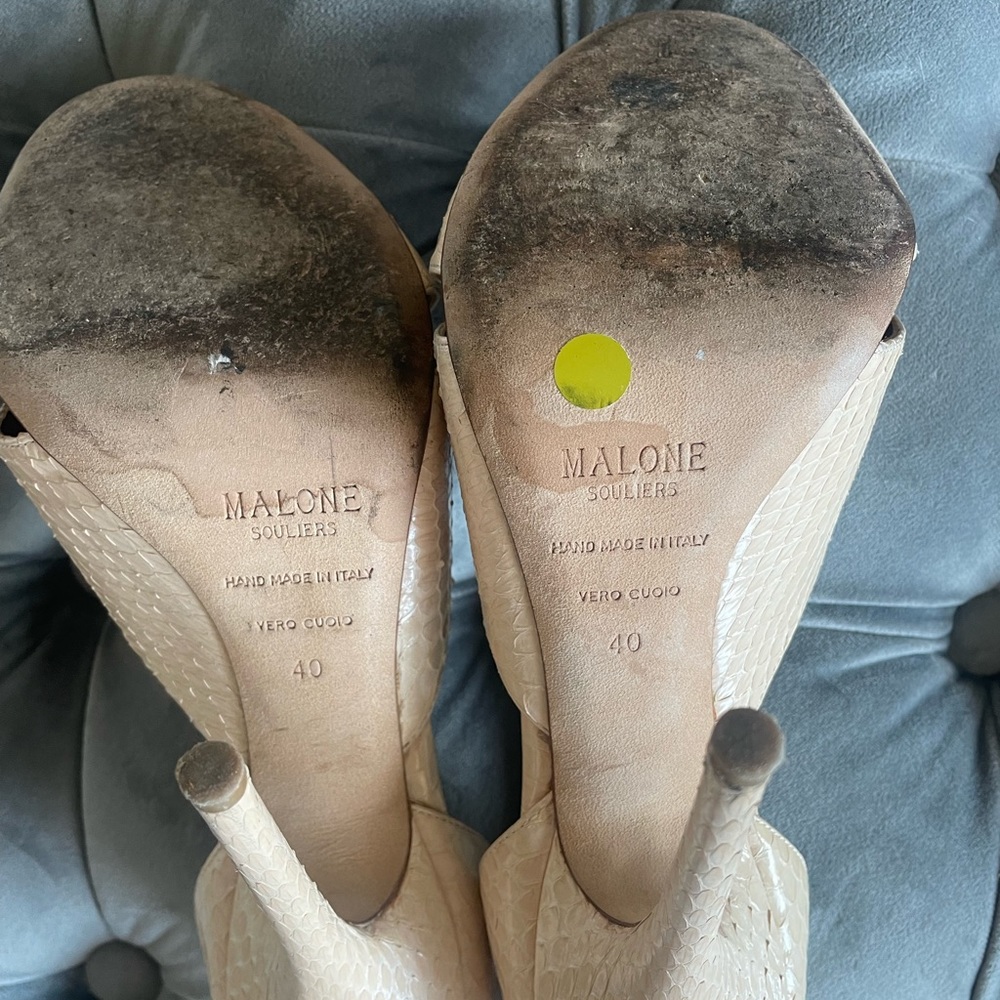 Malone Souliers, size 40, excellent condition worn twice, extraheel tap included - Picture 4 of 7